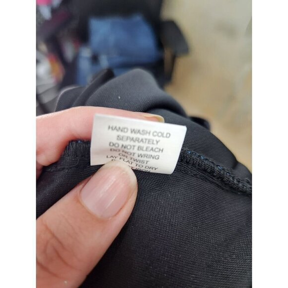 Elementz Womens XL Black & Turquoise Paisley Cardigan With Sparkling Button Deta - Picture 8 of 8